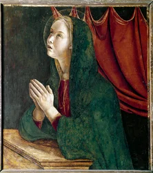 Polyptyque de Saint Vincent Ferrier : Vierge de l