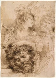 David avec la tête de Goliath