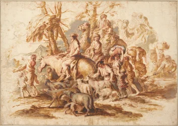 Le retour de Jacob, vers 1647-1651