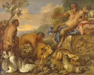 Satyres apportant leurs cadeaux, début des années 1640