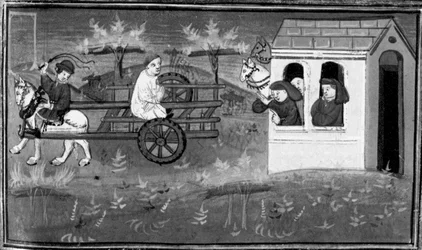 Décaméron, Théodore est conduit au lieu du supplice. Cinquième journée, nouvelle 7