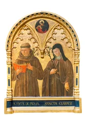 Saint Antoine de Padoue et Sainte Claire d
