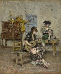 Un Joueur de guitare, 1872