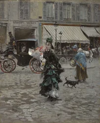 Traverser la rue, 1873-75