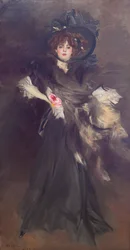 Portrait de mademoiselle Lantelme