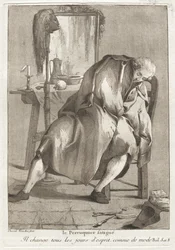 Le Perruquier fatigué