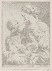 Vierge et enfant, 1776