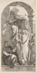 Madone avec les Saintes Agnès, Catherine et Rosa