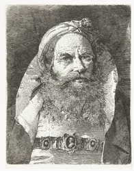 Homme avec petit turban (Raccolta di Teste)