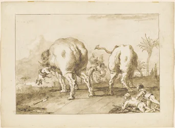 Deux éléphants déchaînés