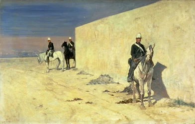 La Montre (Le Mur Blanc), c.1871