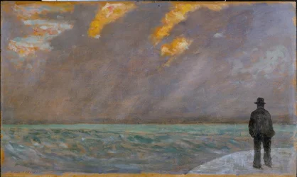 Coucher de soleil sur la mer