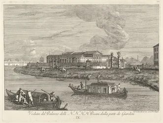 Vue de la Villa Pisani