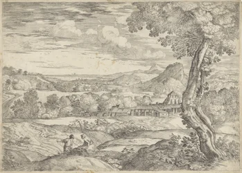 Paysage avec une briqueterie