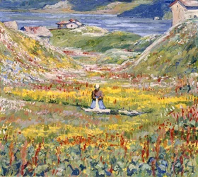 Prairies fleuries à Maloja, vers 1912-1924
