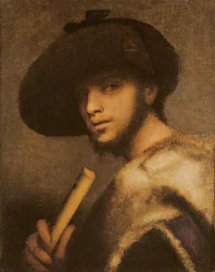 Un joueur de cornemuse