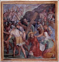 Passion du Christ : La Chute sur le chemin du Calvaire