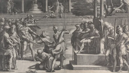 Le martyre de Saint Paul et la condamnation de Saint Pierre