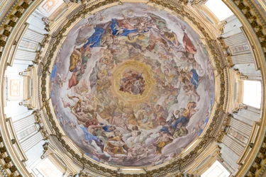 Dôme de la cathédrale de Naples, Naples, Italie