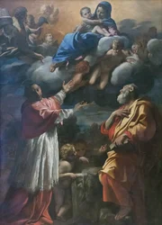Madone et Enfant avec Saint Charles Borromée et Saint Barthélemy