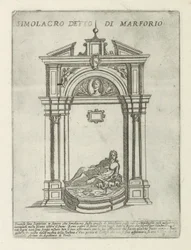 Fontaine avec la statue de Marforio