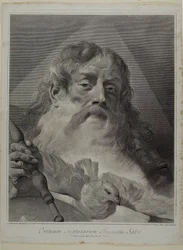 Dieu le Père et onze des douze apôtres