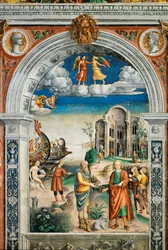 Peintures murales dans la salle du Zodiaque, Palazzo d