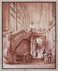 Salle du Palazzo Madama, par Giovanni Migliara