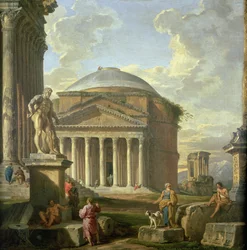 Vue du Panthéon, de l