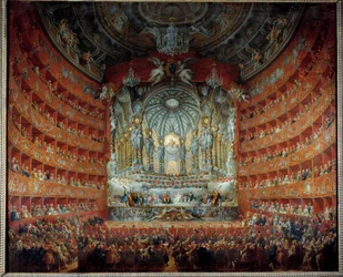 Concert donné au théâtre Argentina à Rome le 15 juillet 1747 à l