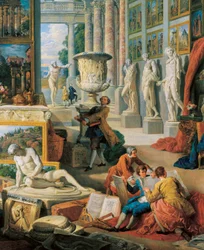 Galerie de vues de la Rome antique (détail)
