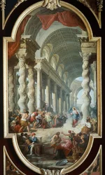 Jésus lapidé dans le Temple
