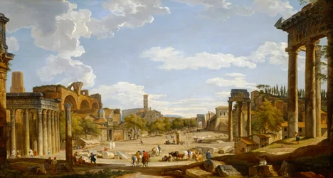Vue du Forum romain, 1735