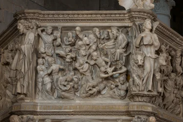 Le Massacre des Innocents, sur la chaire de l