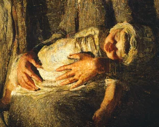 Les deux mères (détail)