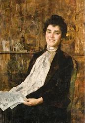 Portrait de sa femme Luisa