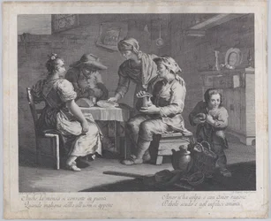 Trois personnes assises autour d