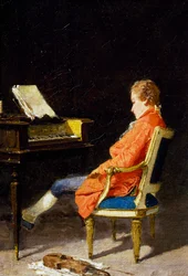 Portrait de Wolfgang Amadeus Mozart (1756-1791)