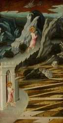 Saint Jean-Baptiste entrant dans le désert, 1455-1460