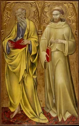 Saints Matthieu et François, vers 1435.