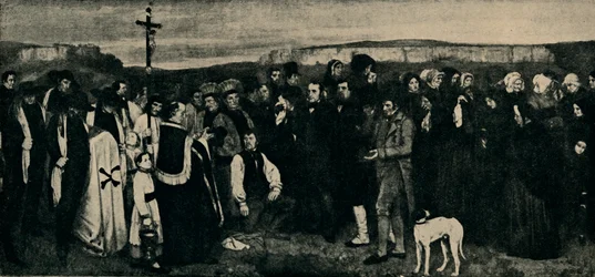 Funérailles à Ornans, c1850, 1935