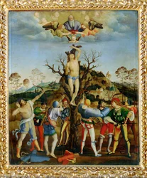 Le martyre de saint Sébastien, début du XVIe siècle (peinture sur toile)