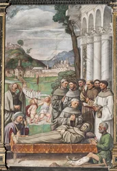 La mort de Saint Antoine, École du Saint