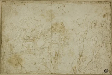 Sarcophage du palais de Blenheim : Bacchanale avec tête de lion