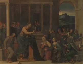 Le Christ dans la maison de Marie et Marthe