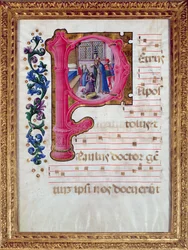 Initiale historiée 