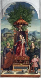 Madone au parapluie de Girolamo dai Libri, Musée de Castelvecchio