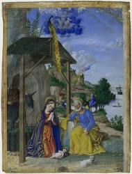 Miniature unique : La Nativité