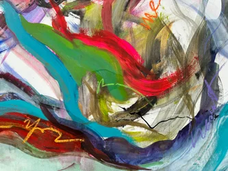 Sentiments enchevêtrés (acrylique sur toile)