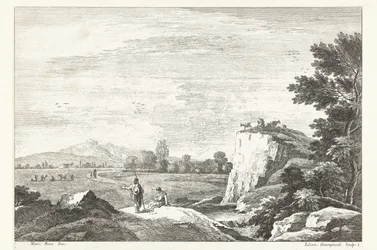 Paysage avec quelques figures